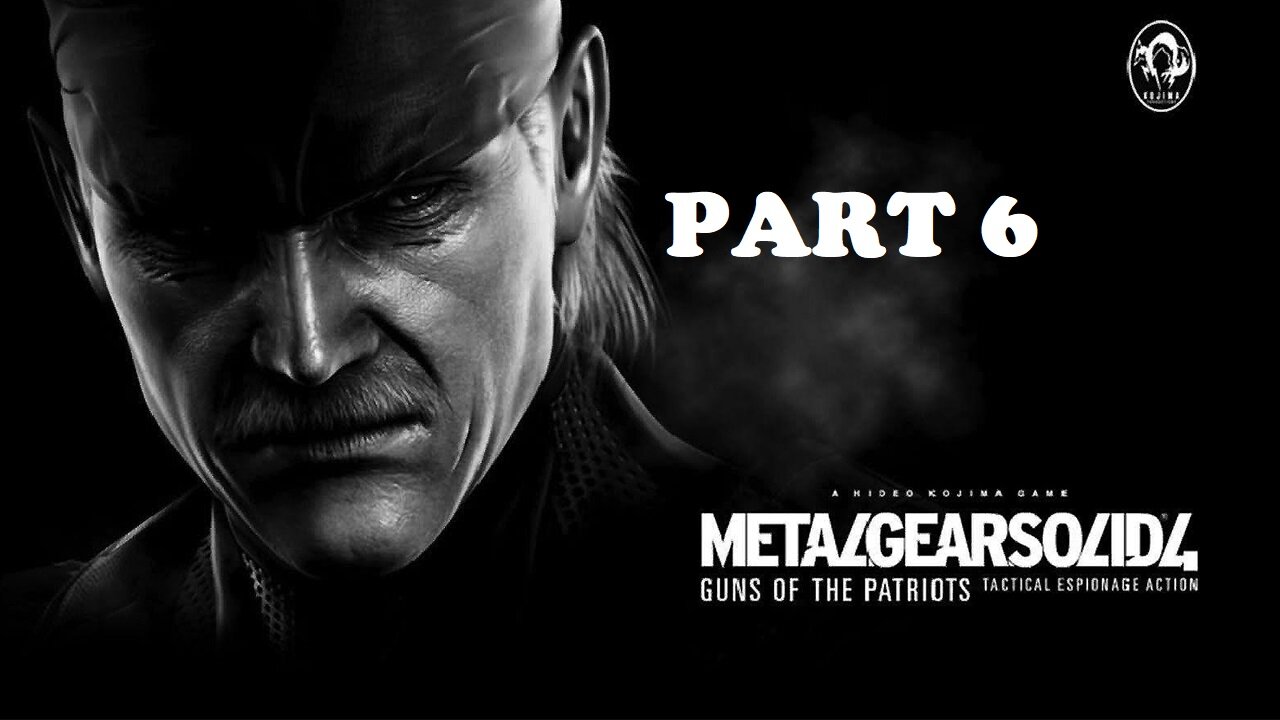 Metal Gear Solid 4 Guns of the Patriots Gameplay - No Commentary Walkthrough Part 6