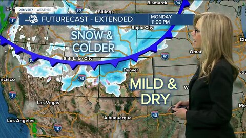 A warm Saturday, but more snow in the forecast