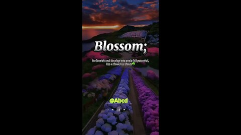 Like flower☘️#astheticwords