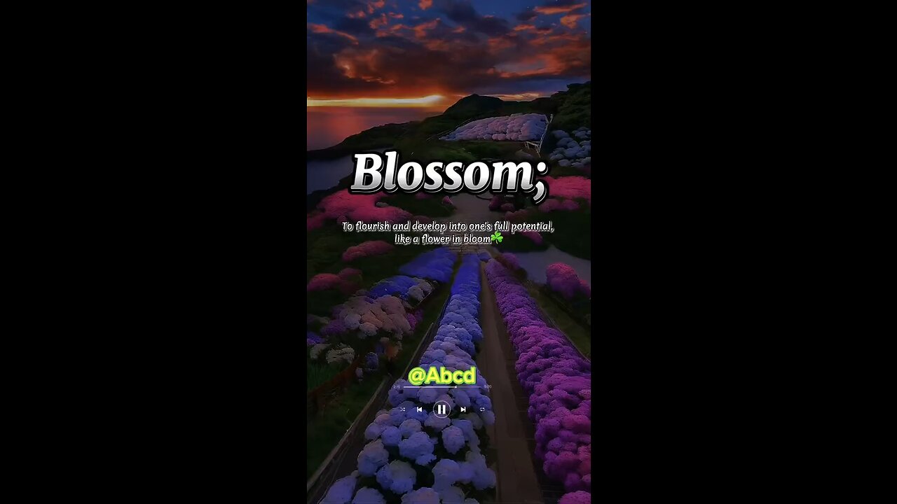 Like flower☘️#astheticwords