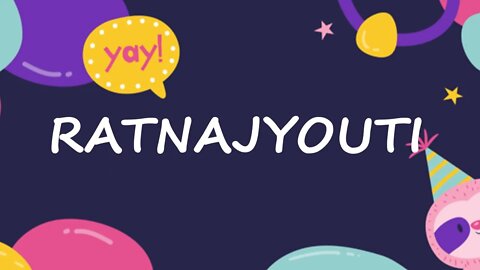 Happy Birthday to Ratnajyouti - Birthday Wish From Birthday Bash