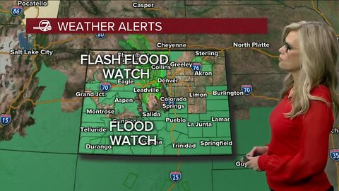 Flash Flood Watches for tonight, heavy rain