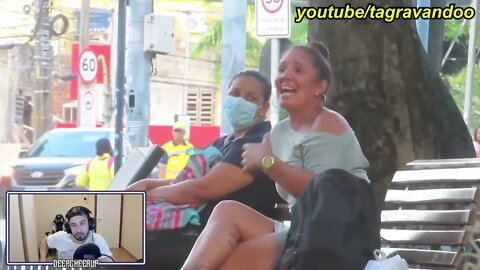 Lindinho react PEDINDO PARA MULHERES COLOCAREM UM FIO DENTAL MANDE A SUA 231