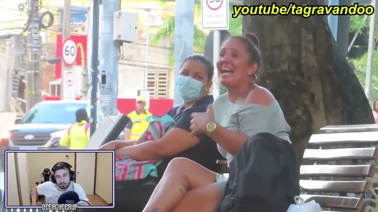 Lindinho react PEDINDO PARA MULHERES COLOCAREM UM FIO DENTAL MANDE A SUA 231