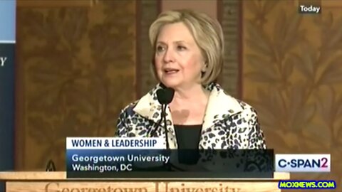 Hillary Clinton "History IS Being Written And The World And Our Children Are Watching!"