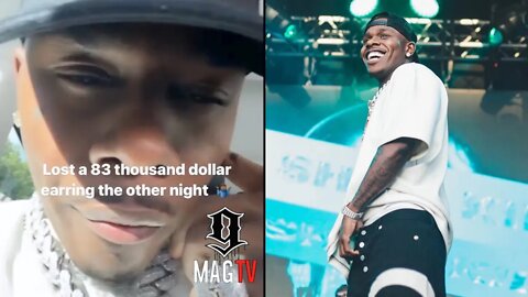 DaBaby Loses His $83k Earring Before Turning Up At Concert In Norway! 💎