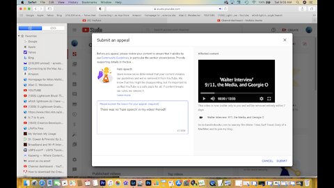 9/11 Video Censored on Youtube (as 'hate speech')