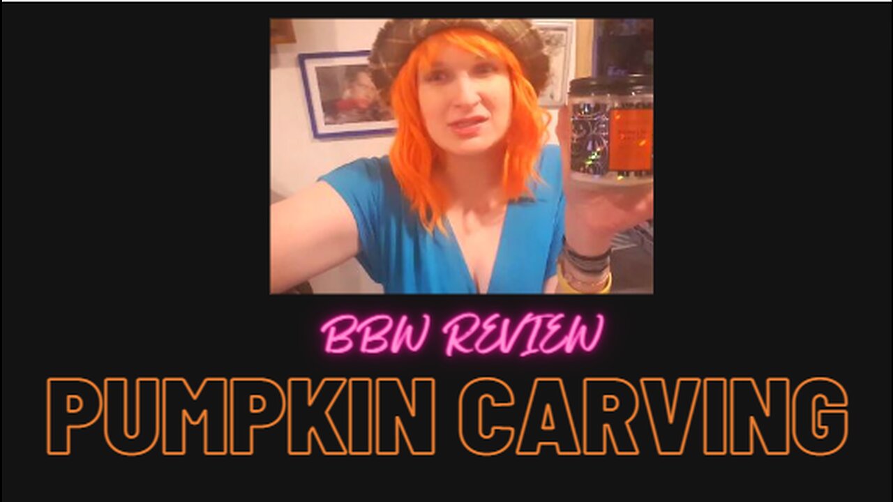 👑Bath & Body Works Pumpkin Carving Fall 2022 Halloween Candle Review #bathandbodyworks #candles