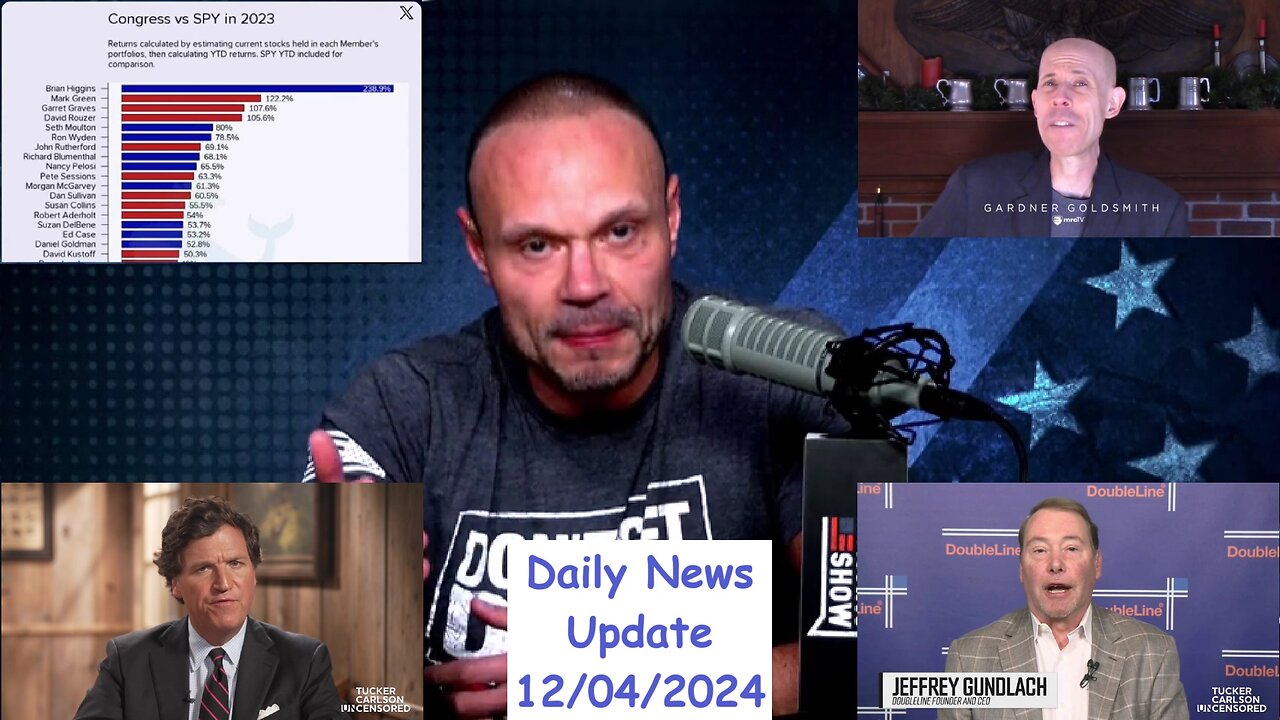 Dan Bongino: Bill CLINTON & EPSTEIN List, Gardner Goldsmith, Tucker Carlson/Federal Reserve | EP1067