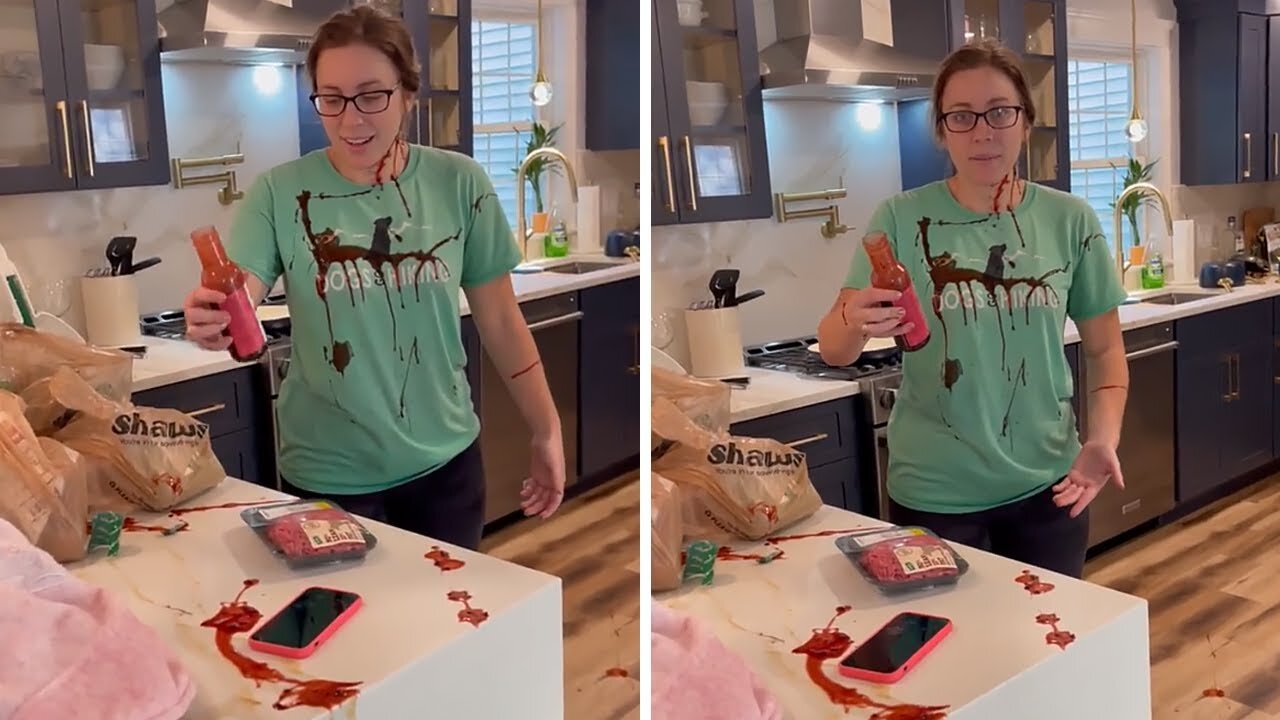 When shaking the salad dressing goes wrong