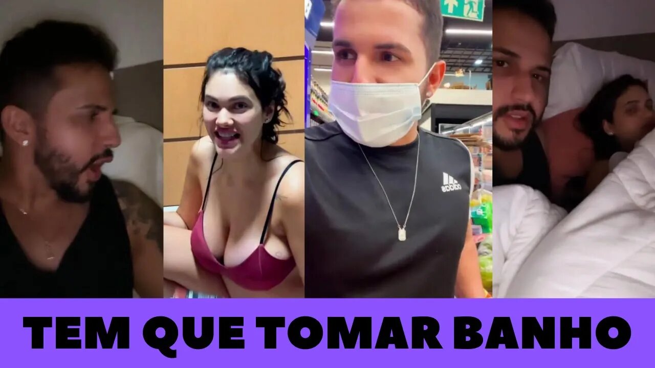 EMILY GARCIA COM DOR DE BARRIGA COM BABAL NO QUARTO E AS TRETAS DO CASAL | TURMA CARLINHOS MAIA