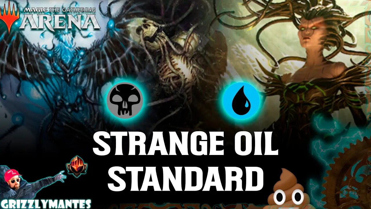 ⚫🔵STRANGE🛢OIL🔵⚫|| Wilds of Eldraine || [MTG Arena] Bo1 Blue Black Dimir Poison Control Standard Deck