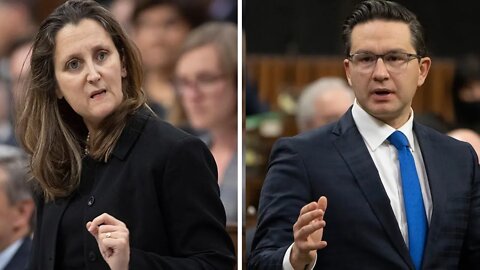 🔥 FREELAND VS PIERRE 🔥 (NEVER ANSWERS A QUESTION) 🇨🇦