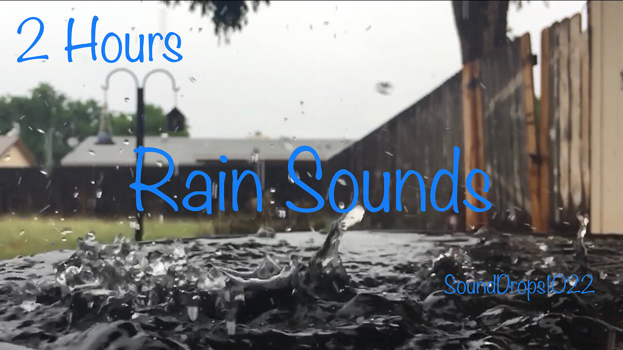 Watch And Listen To 2 Hours Of Stress Relieving Rain Sounds Video