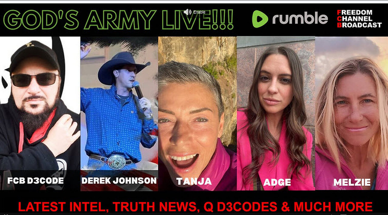 GOD'S ARMY LIVE SHOW!!! LATEST DECODE, TRUTH NEWS & INTEL