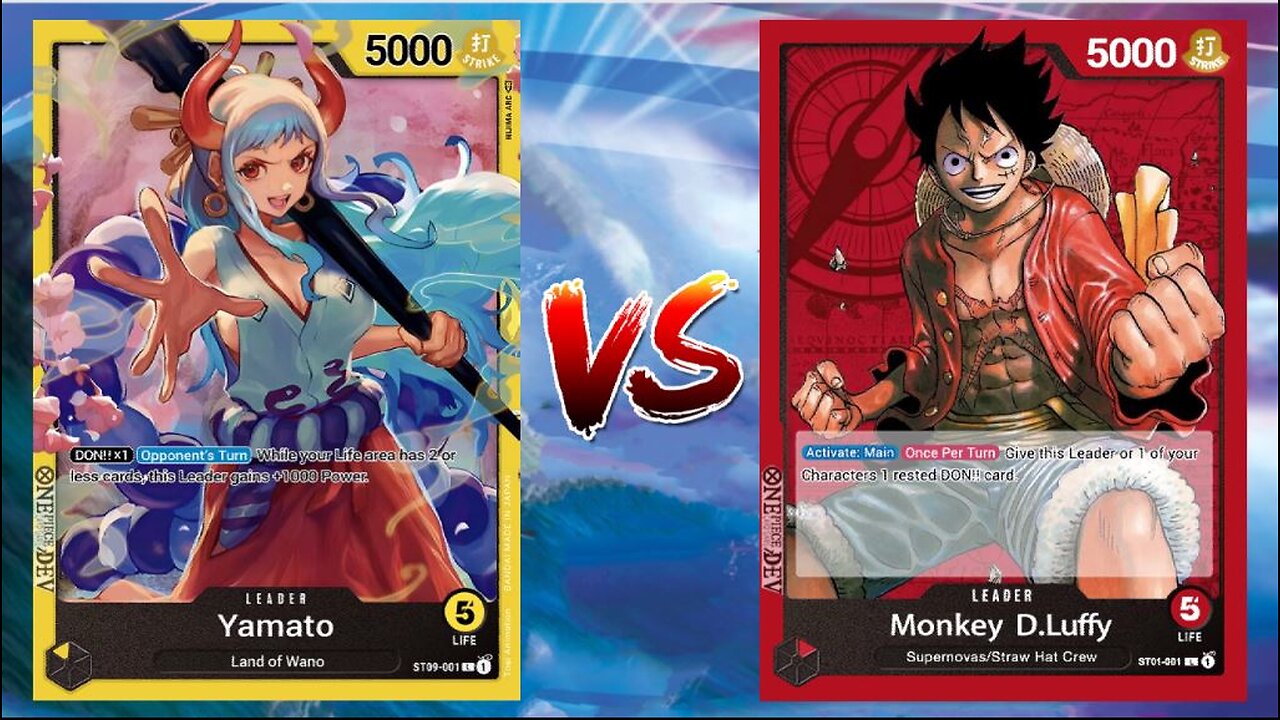 One Piece TCG Yamato Big Mom VS Monkey D. Luffy!!