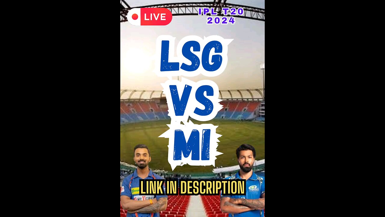 LSGvsMI - BIG MATCH! LIVE STREAMING NOW!