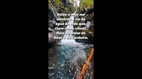 Rios de águas vivas sobre sua vida ! - Rivers of living waters over your life, renewing everything!