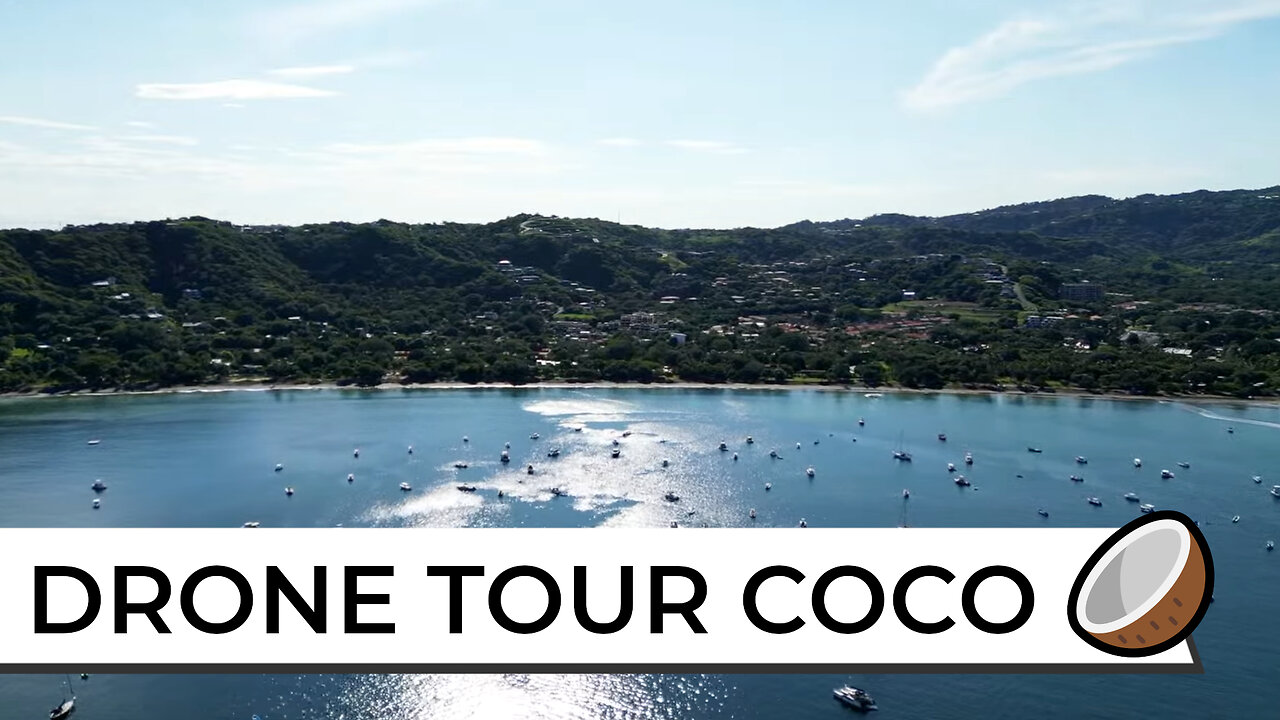 [4K] DRONE TOUR IN EL COCO 🥥 Drone & Talk & Tour This Super Popular Beach Town #costarica #travel