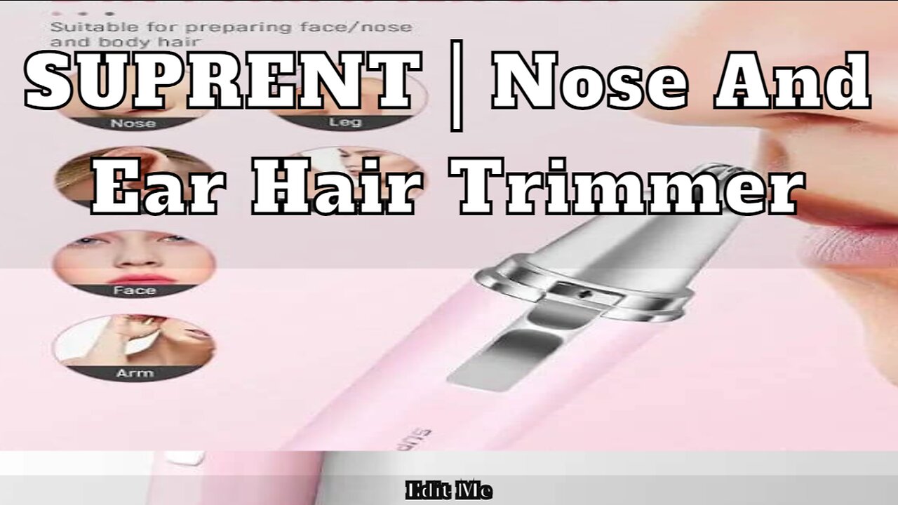 SUPRENT | Nose and Ear Hair Trimmer