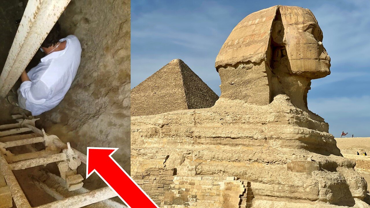 LEAKED Secret Photos UNDER Great Sphinx of Egypt! Hidden Tunnels CONFIRMED