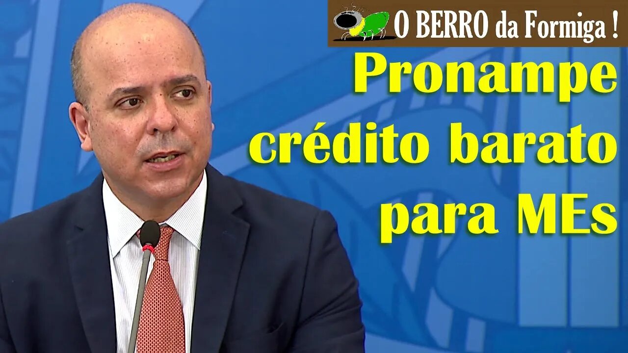 Enfim Pronampe liberado - crédito barato para micro e pequenas empresas