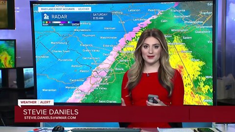 Snow is here, WMAR-2 News Meteorologist Stevie Daniels explains what we can expect the rest of the day