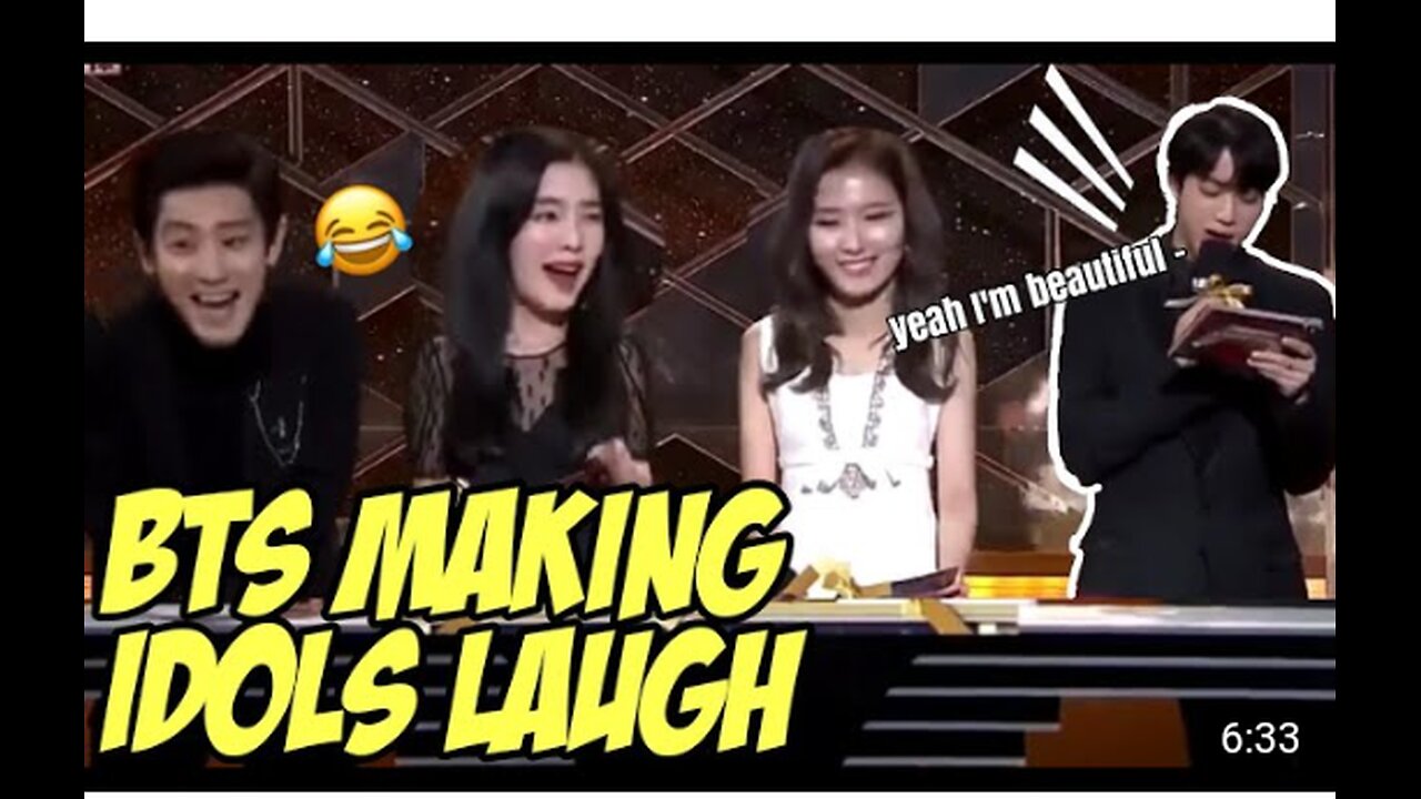 BTS MAKING IDOLS LAUGH / BTS FUNNY MOMENTS