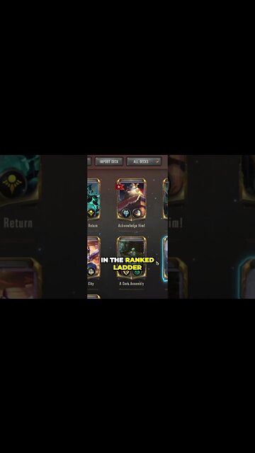 Unleashing the Eternal Abyss: A Fun and Competitive Deck for Ranked Ladder #shorts