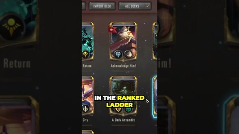 Unleashing the Eternal Abyss: A Fun and Competitive Deck for Ranked Ladder #shorts