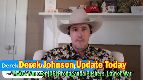 Derek Johnson & Brad Wozny Update Today Oct 24: "MAGA Win over [DS] Propaganda Pushers, Law of War"