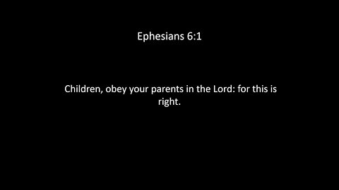 Ephesians Chapter 6