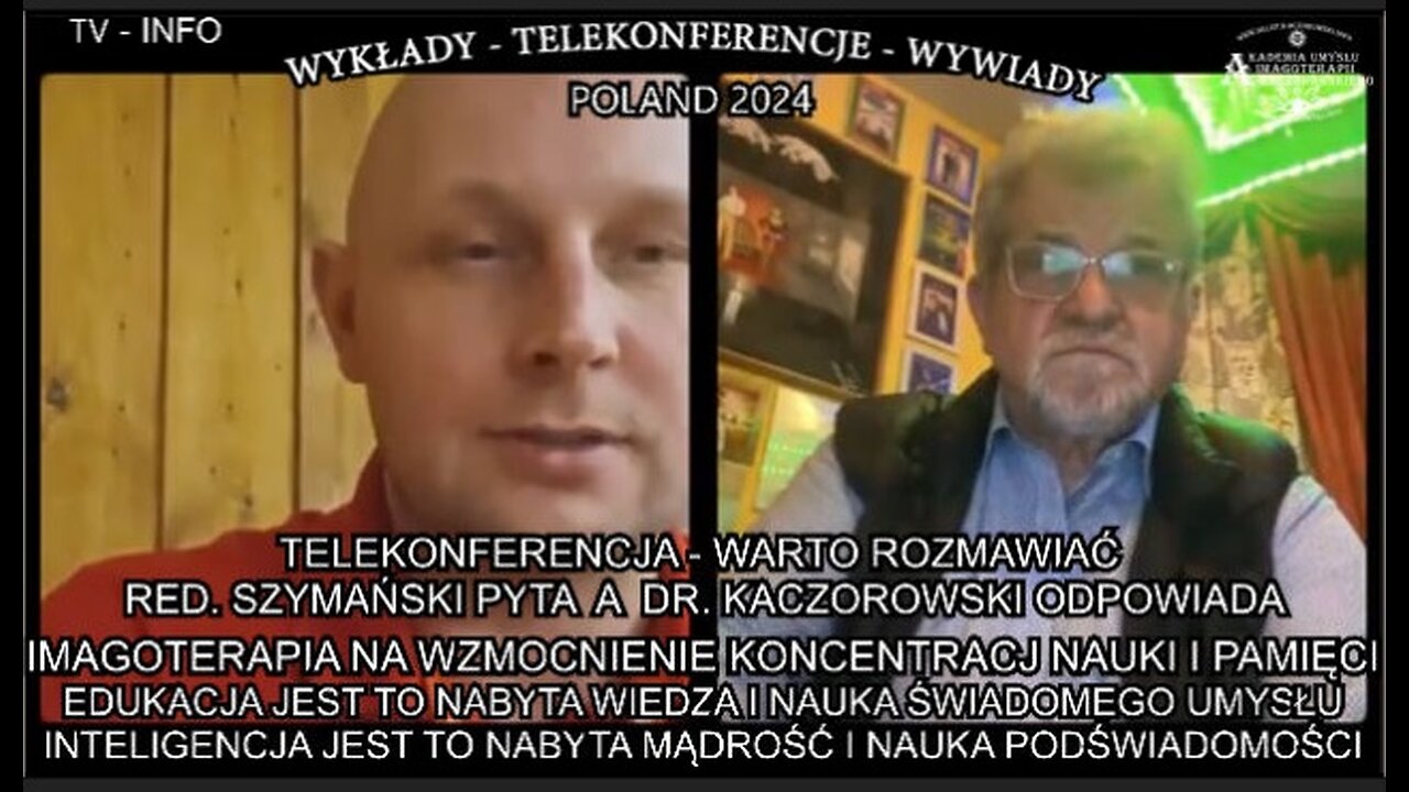 INTELIGENCJA JEST TO NABYTA MĄDROŚĆ I NAUKA PODŚWIADOMOŚCI. EDUKACJA JEST TO NABYTA WIEDZA I NAUKA ŚWIADOMEGO UMYSŁU. TV INFO