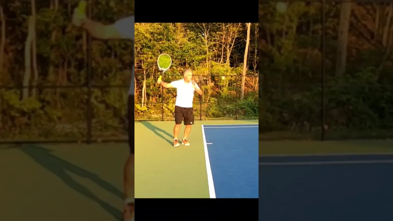 Tennis forehand practice be a monster #tennis #tennisplayer #usta #motivation