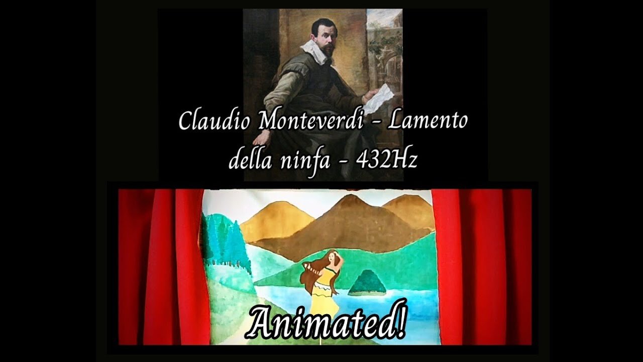 Monteverdi - Lamento della ninfa (432Hz) - Animated!