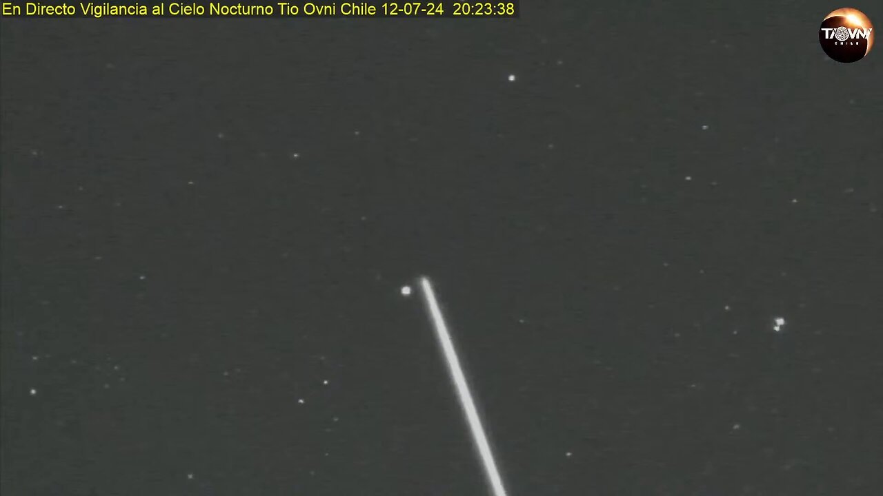 Live Surveillance of the Night Sky Tio Ovni Chile 07-12-24