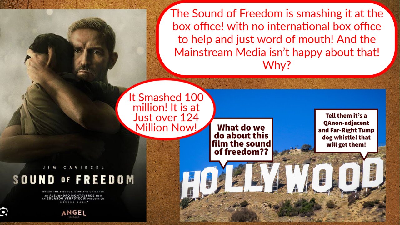 The Sound Of Freedom just Smashed 100 million!