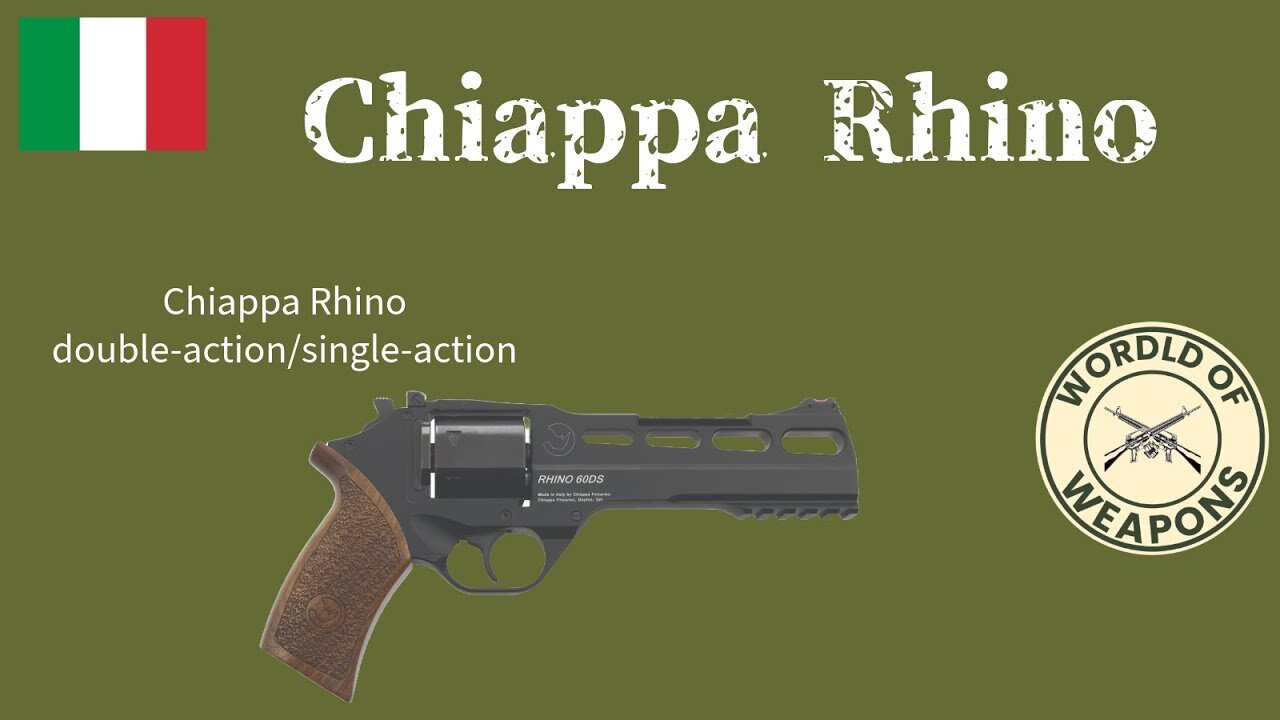 Chiappa Rhino 🇮🇹 Italian strength, power and softness at the same time