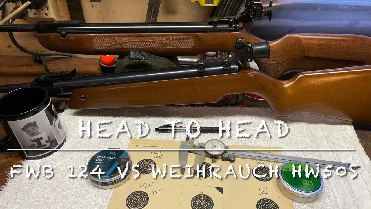 Head to head challenge feinwerkbau model 124 vs. Weihrauch HW50S which will prevail? Old or new?