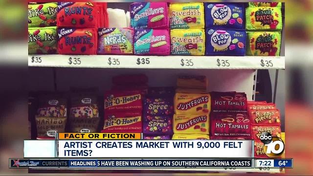 Market made from felt?