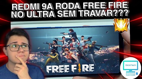 REDMI 9A, ELE RODA FREE FIRE? - Teste de Desempenho