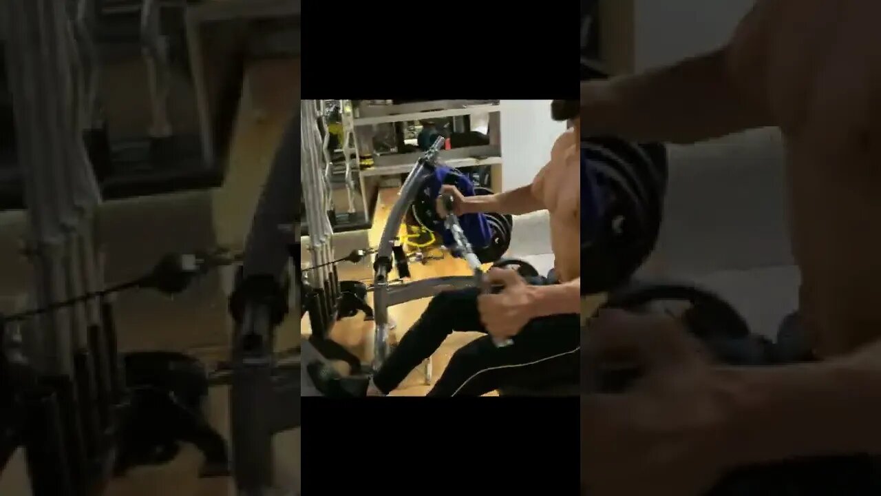 SEATED ROW USING Handle Bar with Swivel #shorts #youtubeshorts