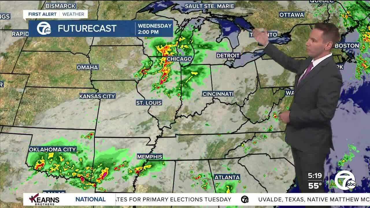 Detroit Weather: Nice start, but rain likely this evening