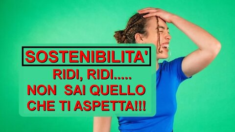 E La Chiamano Sostenibilità... Dalla Pasta Cruda Agli Insetti Approvati dall'U.E.!!!