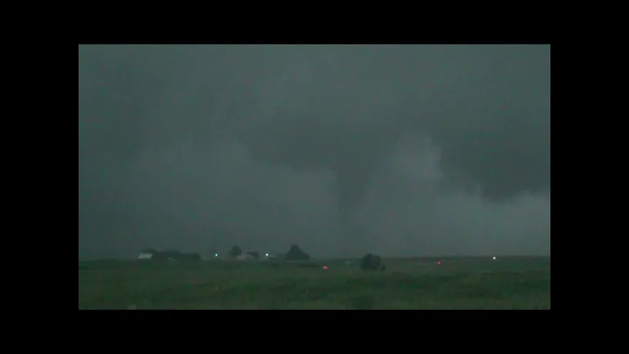 Tornado with power flash near Manchester, IA