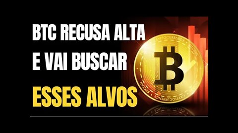 BITCOIN DEVOLVE TODA ALTA E AGORA ESSES ALVOS SAO IMPORTANTES