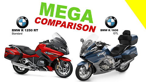 MEGA COMPARISON | BMW R 1250 RT vs BMW K 1600 | Kuch Bhi