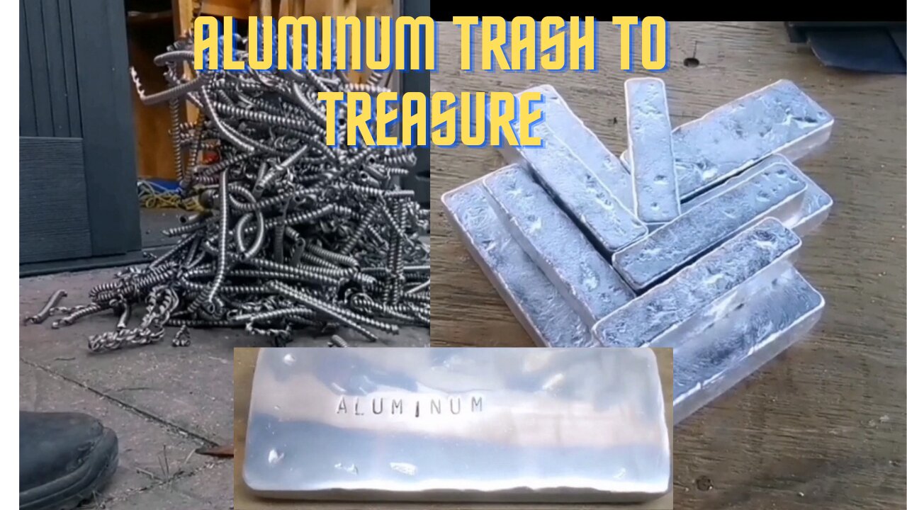 Melting Aluminum trash to Pirate Treasure