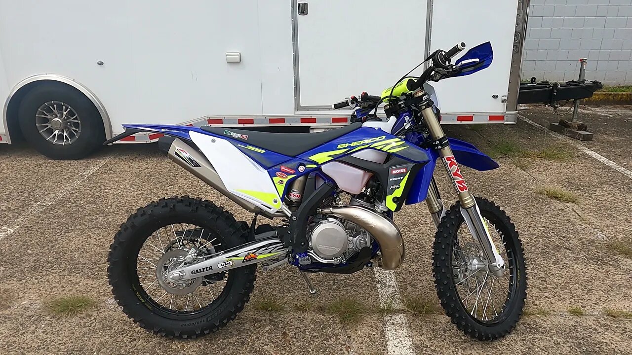 2022 Sherco SE 300 Walkaround and Engine Start (TWO STROKE)