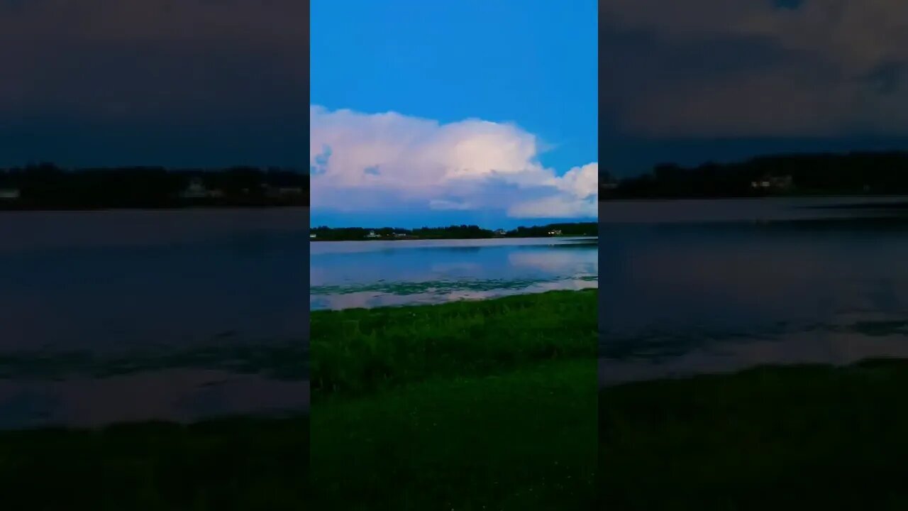 Lightning storm in the distance